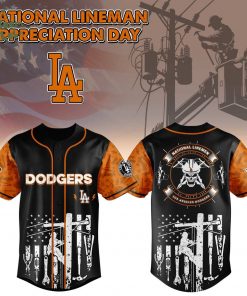 Los Angeles Dodgers x Lineman Appreciation Day Editon-3D Baseball Jersey
