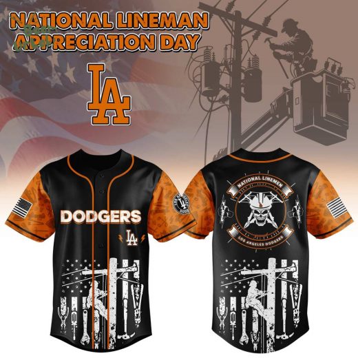Los Angeles Dodgers x Lineman Appreciation Day Editon-3D Baseball Jersey