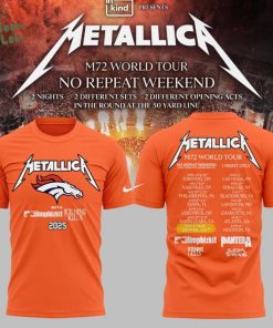 M72 World Tour x Denver Broncos Special Tshirt 2025