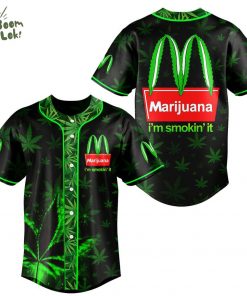Marijuana I’m Smokin’ It Baseball Jersey