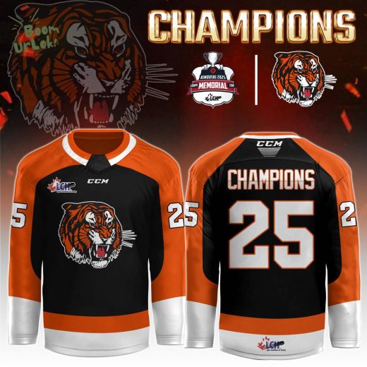 Medicine Hat Tigers Jersey Champions Memorial Cup 2025 Editions Limited