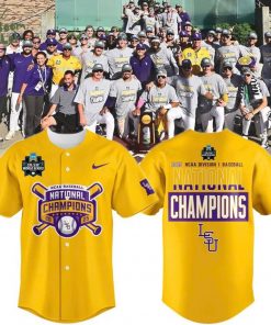 Men’s Nike Gold LSU Tigers College Limited Baseball Jersey