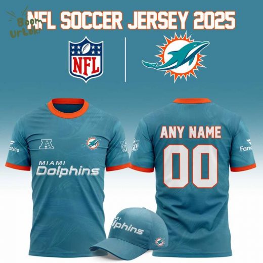 Miami Dolphins NFL 2025 “Football x Football” Soccer jersey – Custom