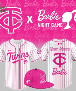 Minnesota Twins Barbie Night Game Custom Jersey