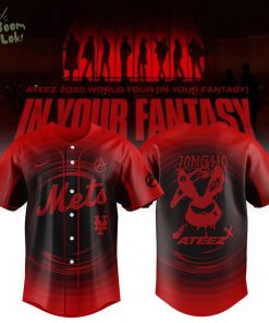 New York Mets X Ateez 2025 World Tour Jersey In Your Fantasy Edition