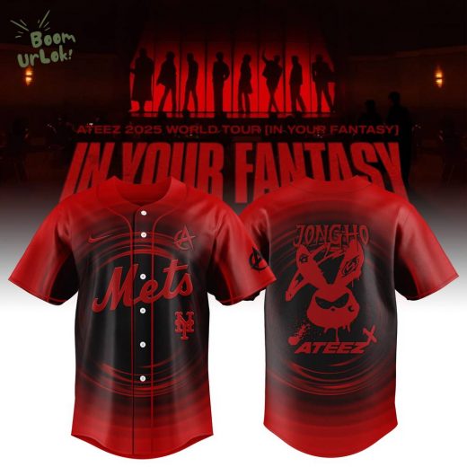 New York Mets X Ateez 2025 World Tour Jersey In Your Fantasy Edition