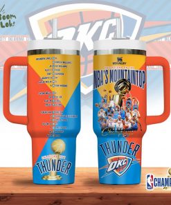 Oklahoma City Thunder | 2025 NBA Champions 40oz Tumbler With Handle NY
