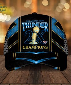 Oklahoma City Thunder 2025 NBA Champions Cap