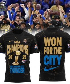Oklahoma City Thunder 2025 NBA Champions Shirt