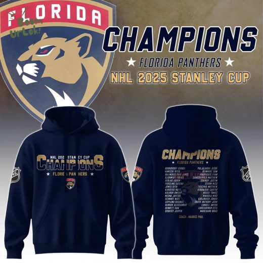 Panthers Champion NHL Stanley Cup 2025 Hoodie