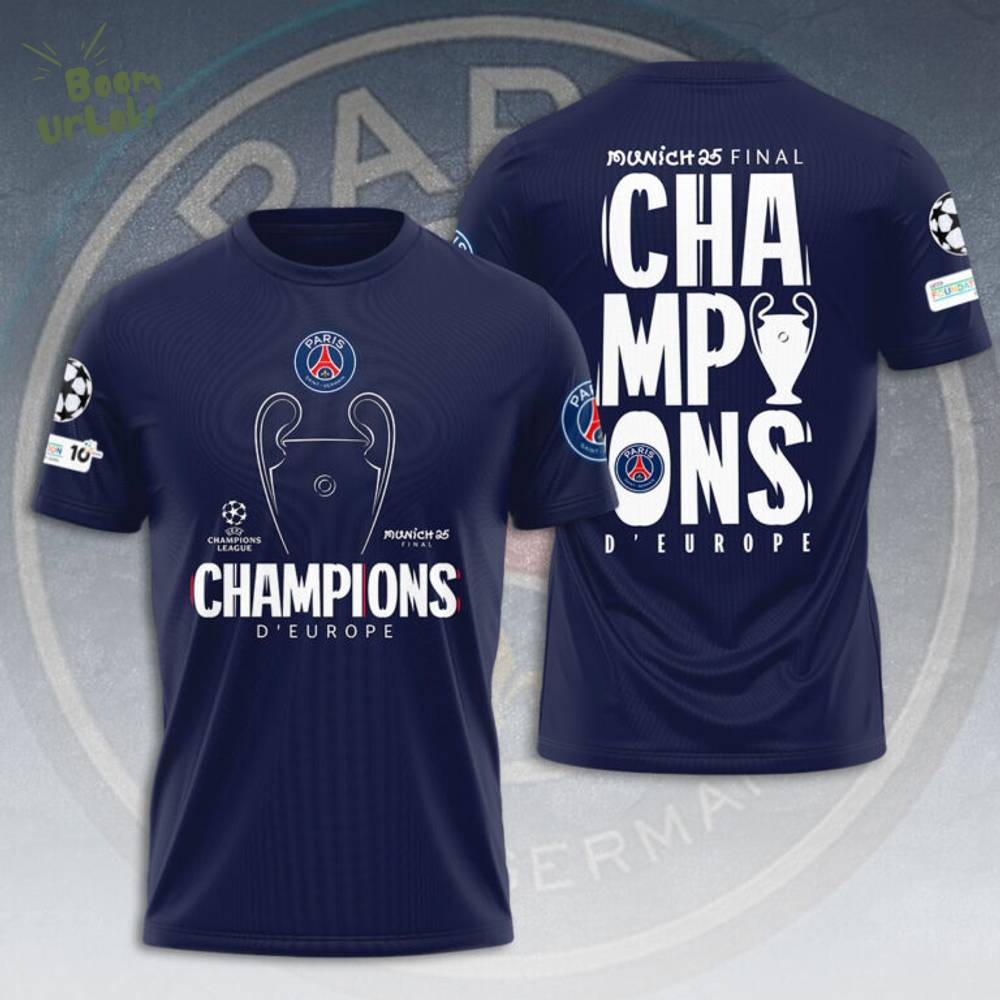 Paris Saint-Germain 3D Tshirt Paris Saint-Germain 3D Tshirt