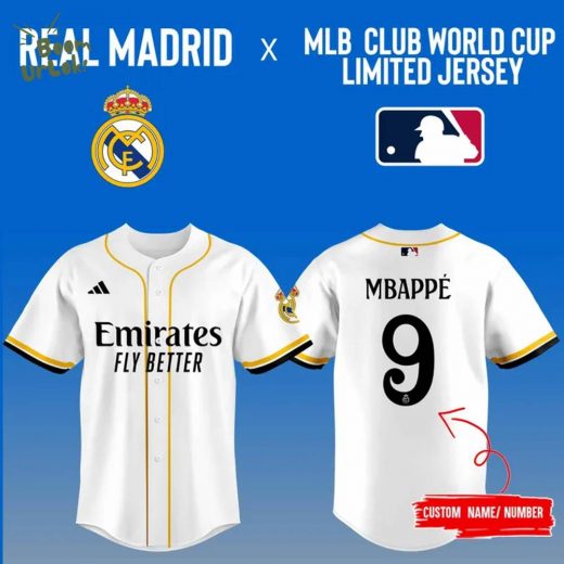 Real Madrid CF x MLB Club World Cup Limited Jersey – Custom