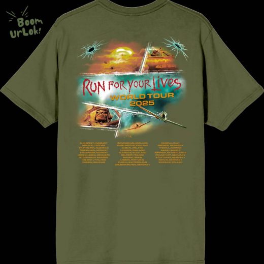 Run For Your Lives 2025 World Tour Tee