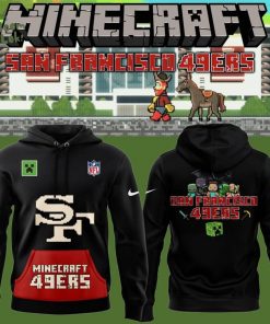 SF 49ers 2025 NFL Minecraft Game Hoodie