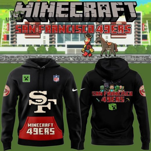 SF 49ers 2025 NFL Minecraft Game Hoodie