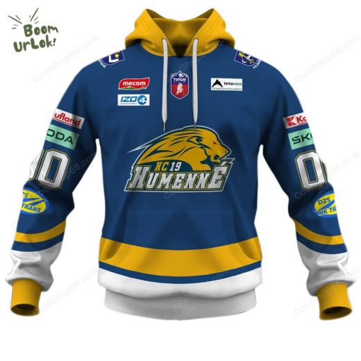 Slovak Extraliga HC 19 Humenne Jersey Style Hoodie