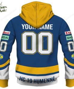 Slovak Extraliga HC 19 Humenne Jersey Style Hoodie