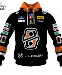 Slovak Extraliga HC Kosice Jersey Style Hoodie