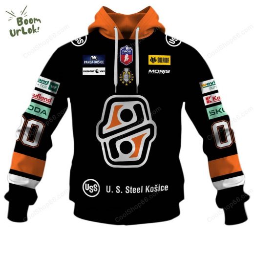 Slovak Extraliga HC Kosice Jersey Style Hoodie