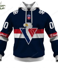 Slovak Extraliga HC Slovan Bratislava Jersey Style Hoodie