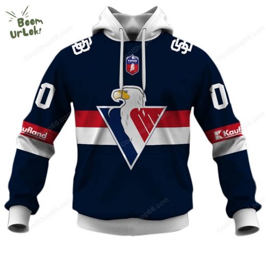 Slovak Extraliga HC Slovan Bratislava Jersey Style Hoodie