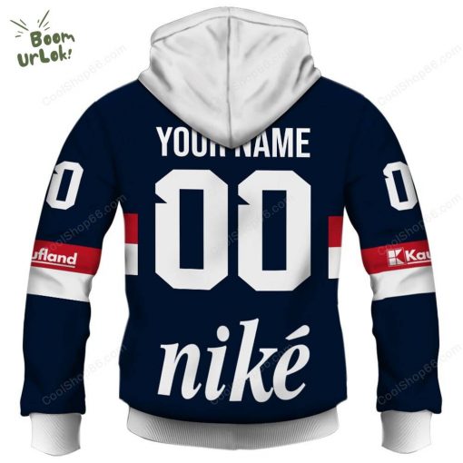 Slovak Extraliga HC Slovan Bratislava Jersey Style Hoodie