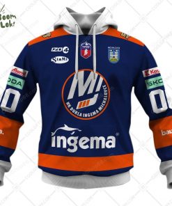 Slovak Extraliga HK Dukla Michalovce Jersey Style Hoodie