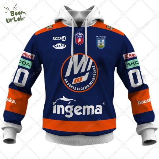 Slovak Extraliga HK Dukla Michalovce Jersey Style Hoodie