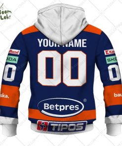 Slovak Extraliga HK Dukla Michalovce Jersey Style Hoodie