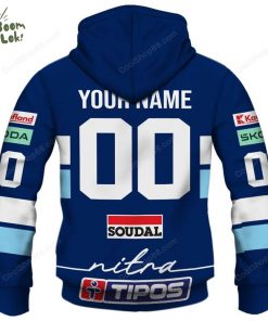 Slovak Extraliga HK Nitra Jersey Style Hoodie