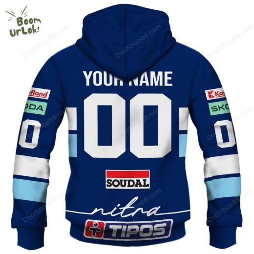Slovak Extraliga HK Nitra Jersey Style Hoodie