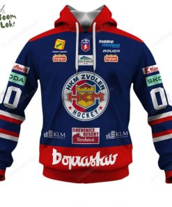 Slovak Extraliga HKM Zvolen Jersey Style Hoodie