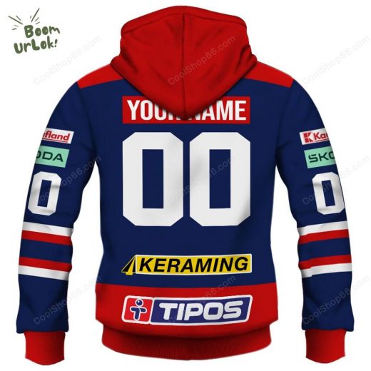Slovak Extraliga HKM Zvolen Jersey Style Hoodie