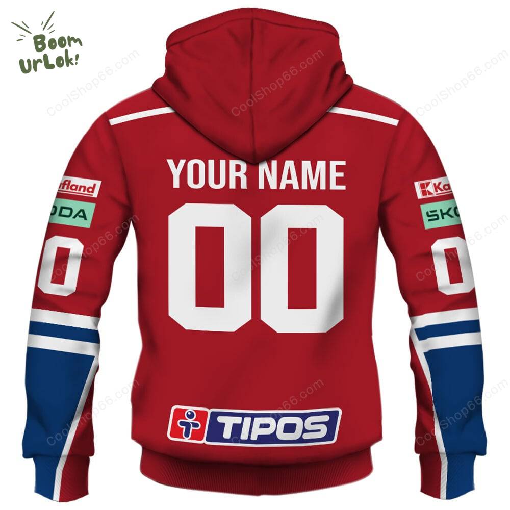 Slovak Extraliga MHK 32 Liptovsky Mikulas Jersey Style Hoodie Slovak Extraliga MHK 32 Liptovsky Mikulas Jersey Style Hoodie
