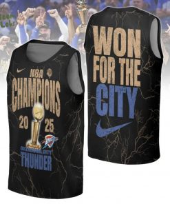 Special Edition OKC THUNDER 2025 NBA CHAMPIONS NIKE ON-COURT Basketball Jersey