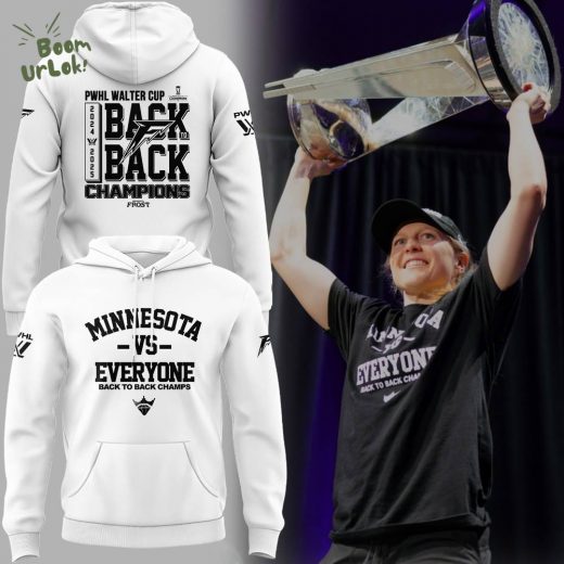 Special New All White Minnesota Vs Everyone Hoodie