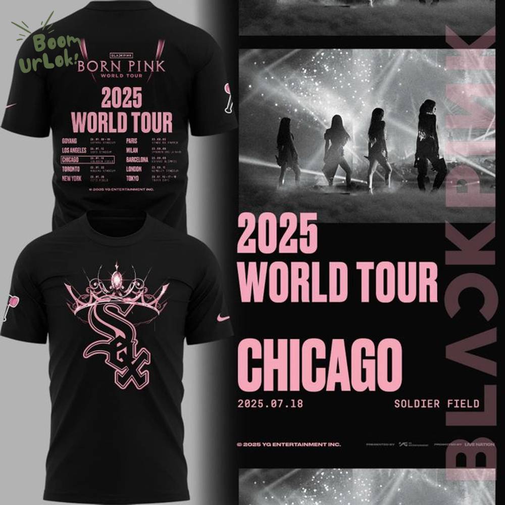 Special White Sox x Blackpink World Tour T-shirt Special White Sox x Blackpink World Tour T-shirt