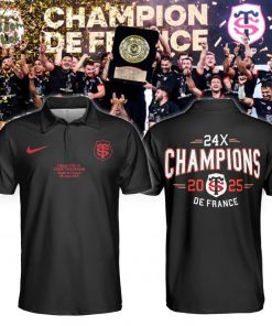 Stade Toulousain Champions 2025 Back to back to back Polo