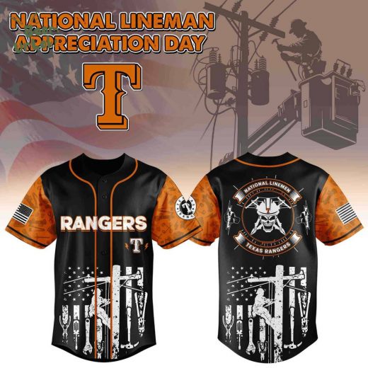 Texas Rangers x Lineman Appreciation Day Editon-3D Baseball Jersey