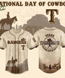Texas Rangers x Nationals Day Of Cowboy-3D Baseball Jersey