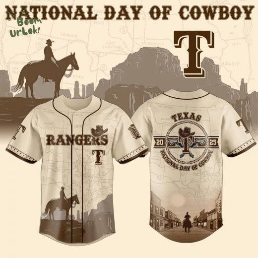Texas Rangers x Nationals Day Of Cowboy-3D Baseball Jersey