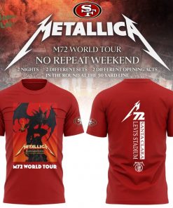 Unleash Your Fandom: The 2025 San Francisco 49ers x M72 World Tour Limited Edition Tee Has Arrived!