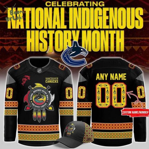 Vancouver Canucks 2025 National Indigenous History Month Personalized Jersey