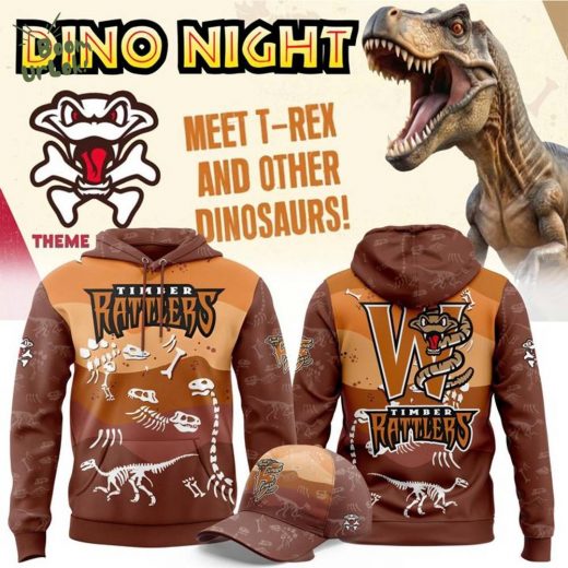 Wisconsin Timber Rattlers x Dino Night New Hoodie