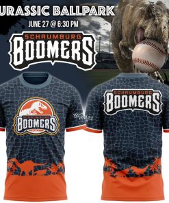 Limited Edition Schaumburg Boomers Jurassic Ballpark T-Shirt 2025