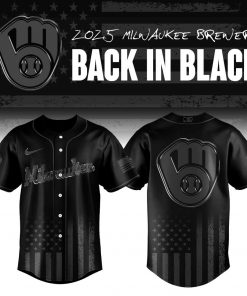 Limited Edition Milwaukee Brewers Black Flag Jersey