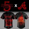 Atlanta Braves x sƃuᴉɥʇ ɹǝƃuɐɹʇs one last adventure Jersey