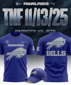 Limited Edition Bills Football Rivalries Teaser Logo Blue TShirt