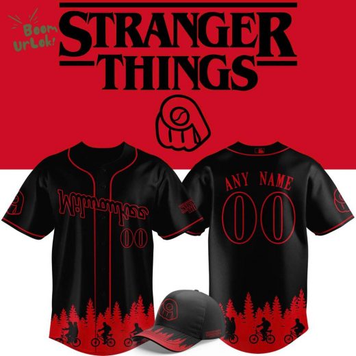 2025 Milwaukee Brewers Black Stranger Things Custom Jersey