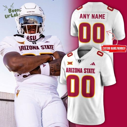 Arizona State Sun Devils Uniform New White Football Jersey